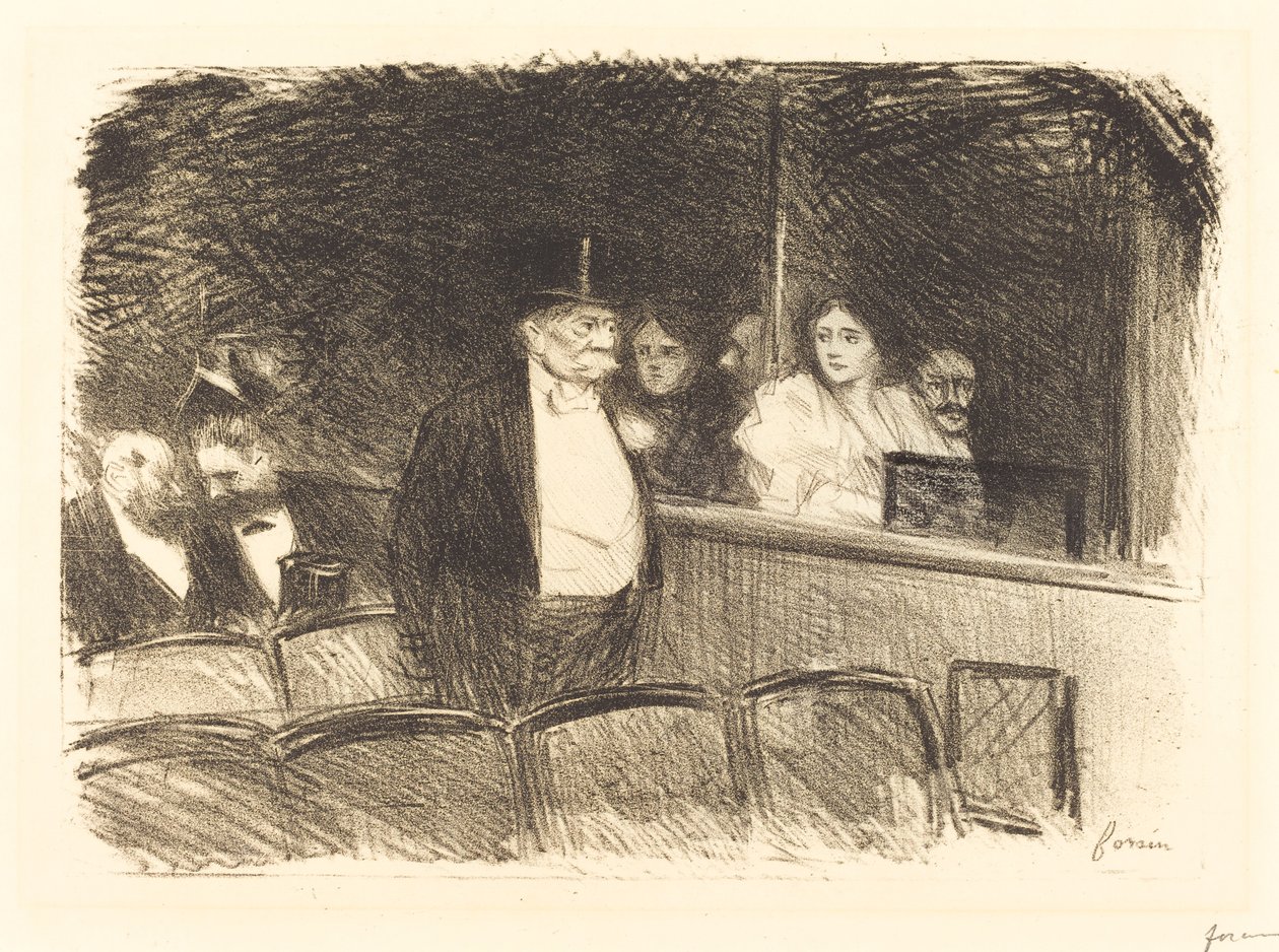På teatern av Jean Louis Forain