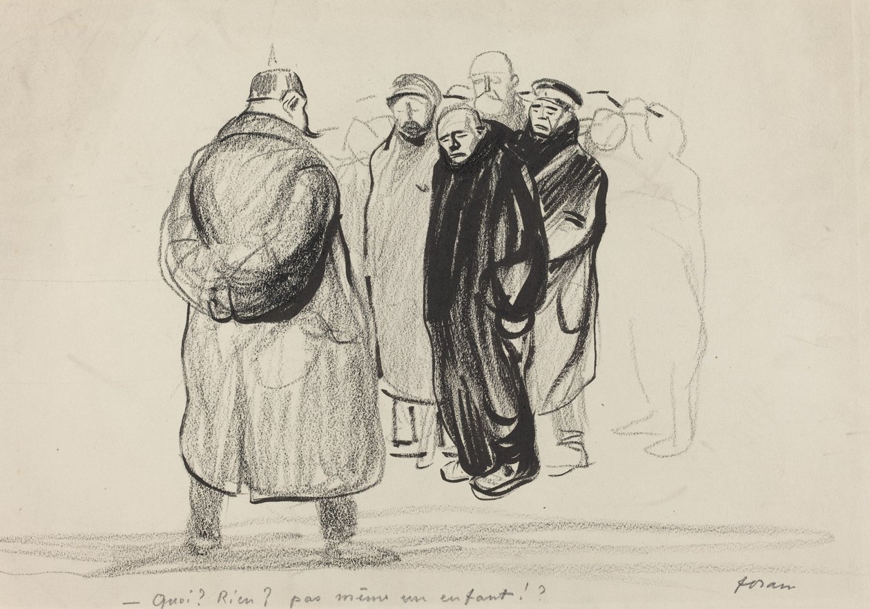 tomhänt. besättningen på en Zeppelin av Jean Louis Forain