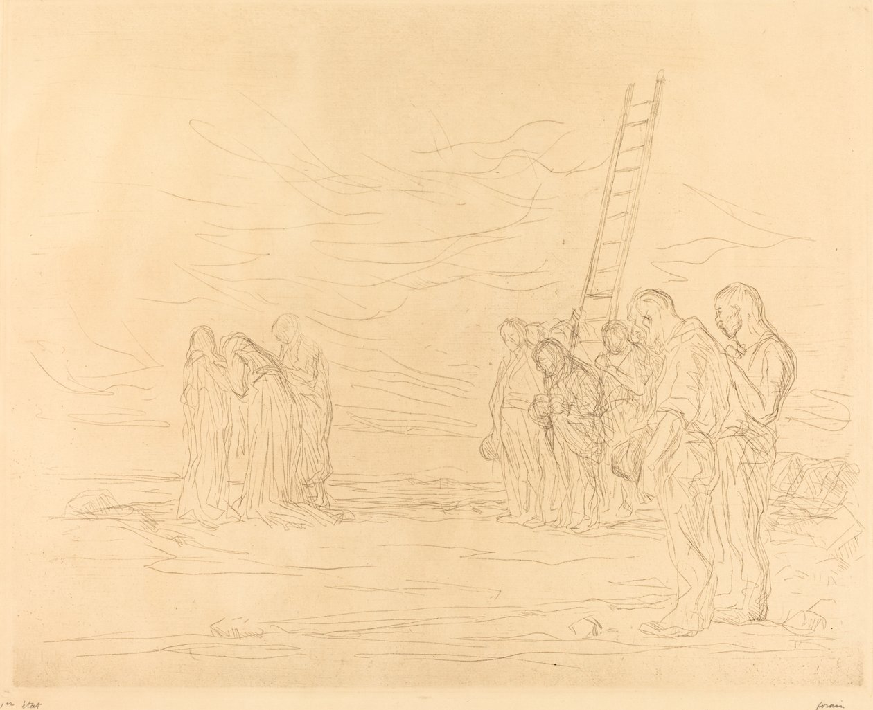 Golgata (första tallriken) av Jean Louis Forain