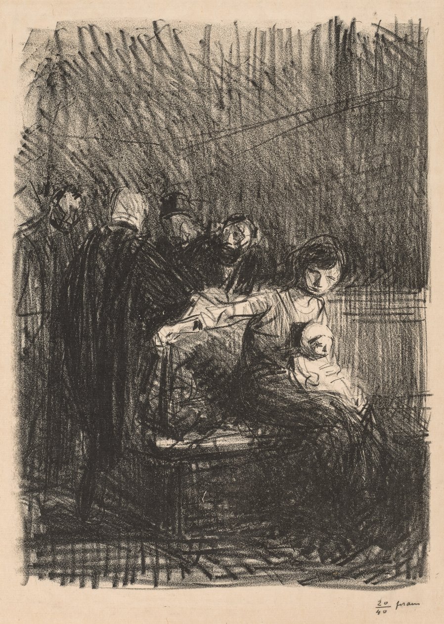 Domstolsuppehåll. av Jean Louis Forain