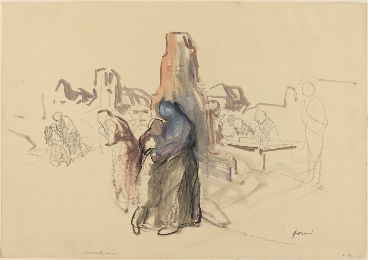 Det här var vårt hus, ca. 19141919. av Jean Louis Forain