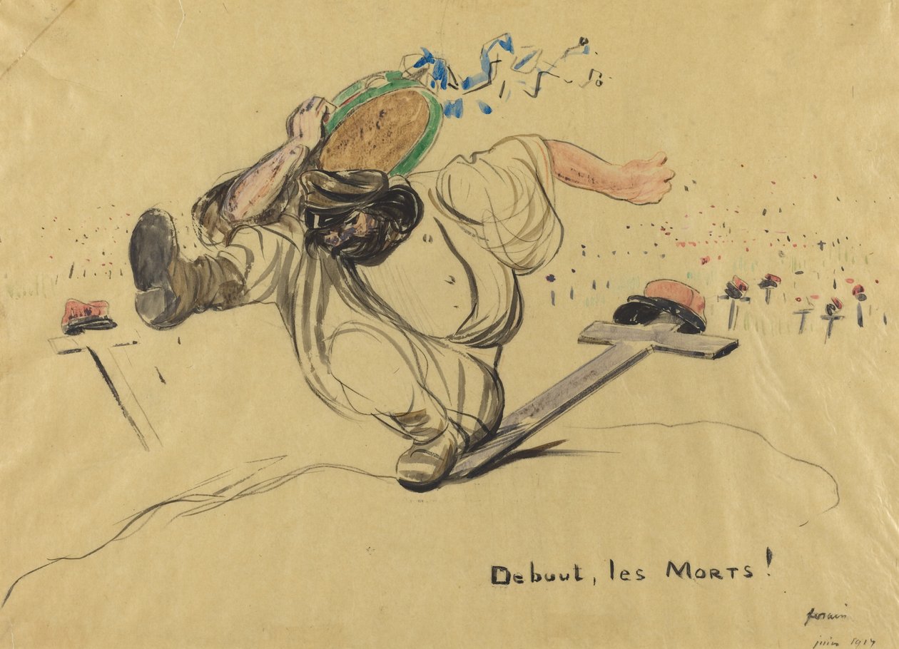 Stå upp, de döda!, 1917. av Jean Louis Forain