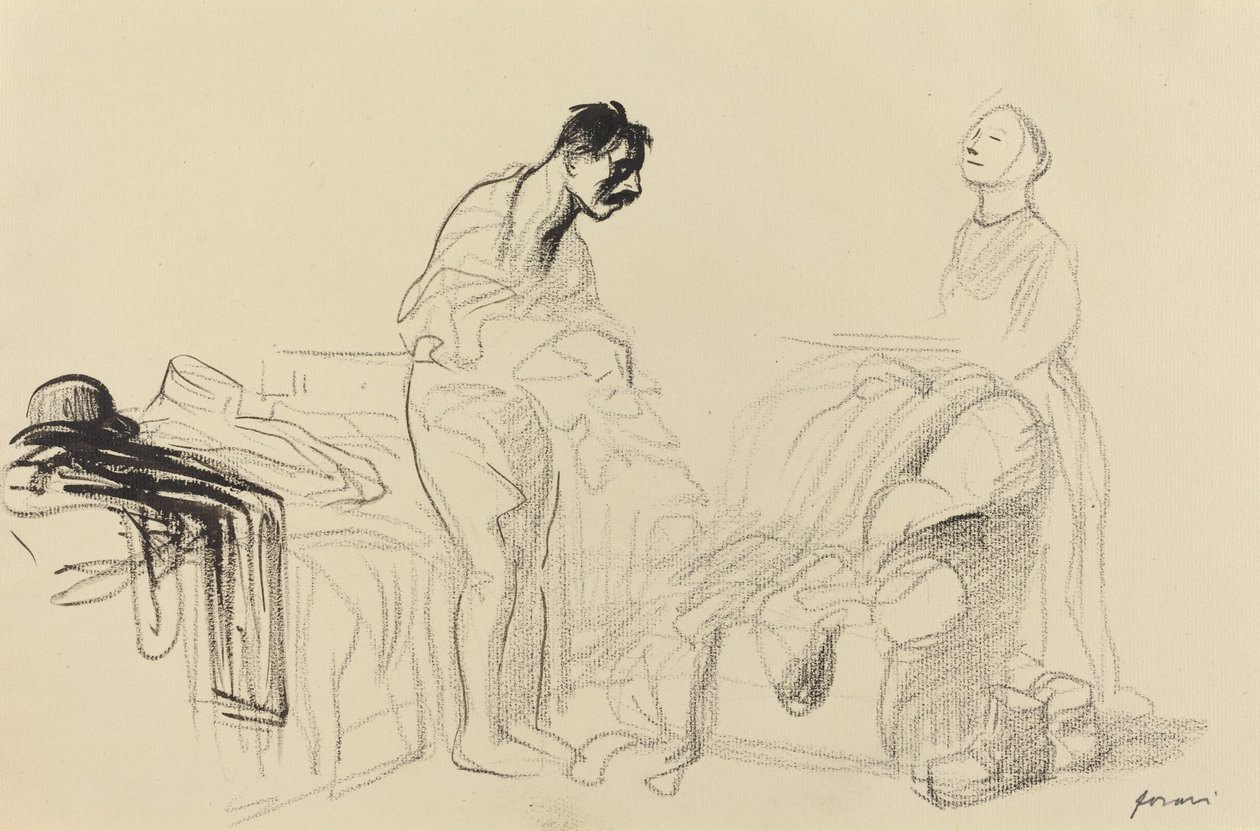 Utskriven från militärtjänst av Jean Louis Forain