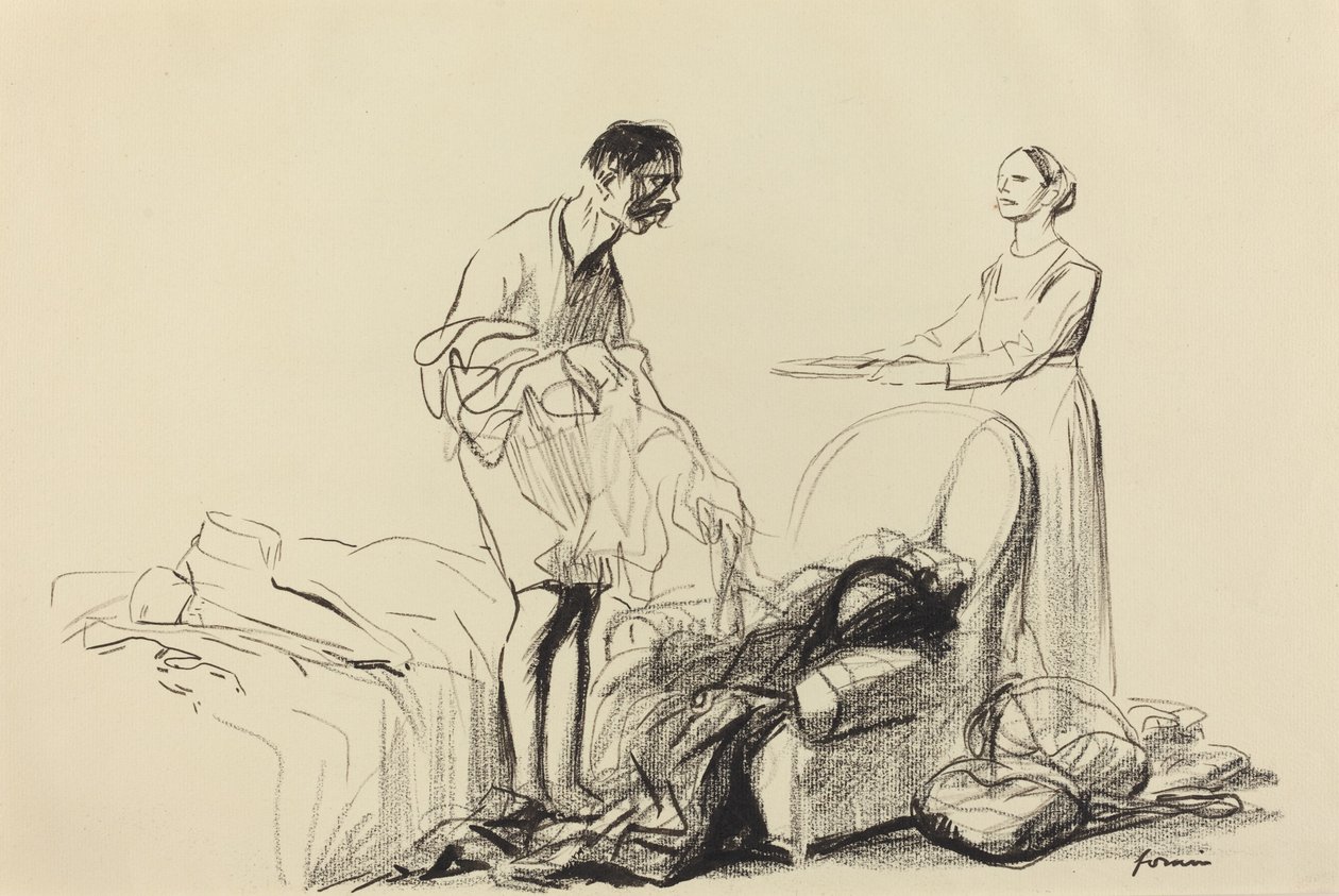 Utskriven från militärtjänst av Jean Louis Forain