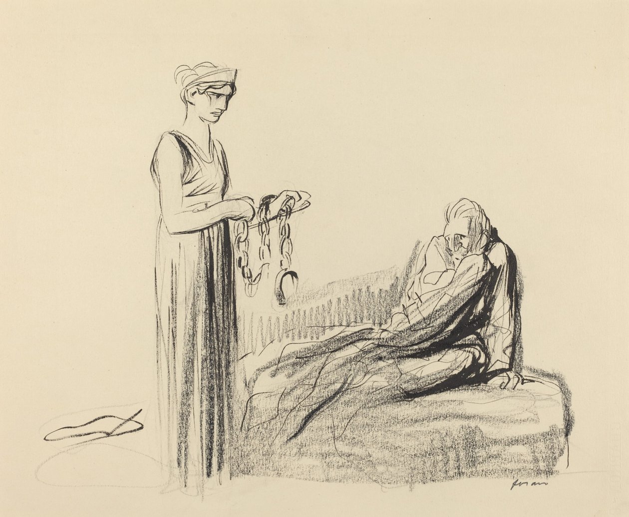 Fjättrar av Jean Louis Forain