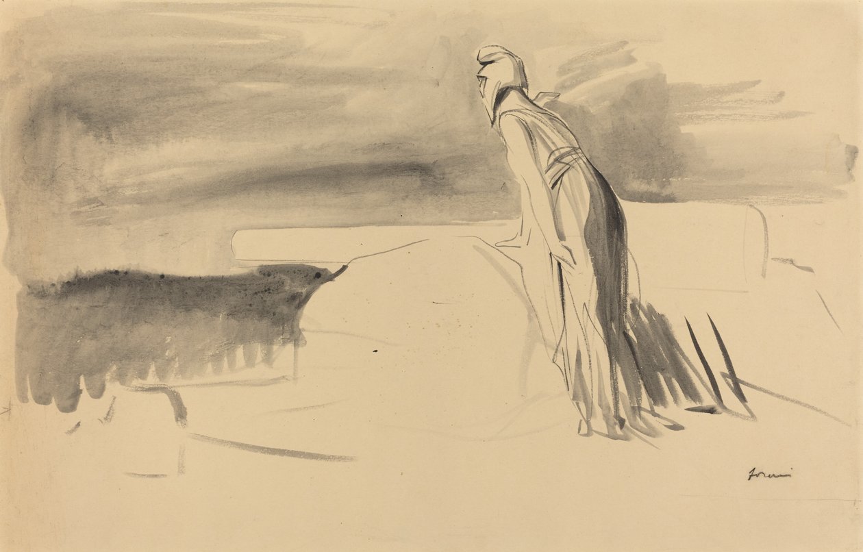 Frankrike tittar, c. 19141919. av Jean Louis Forain