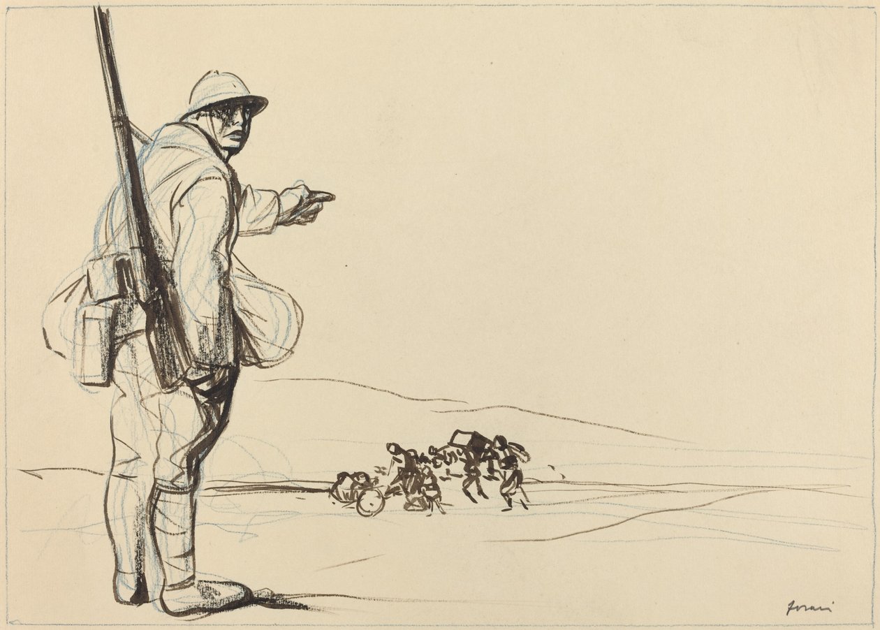 tyska förskott av Jean Louis Forain