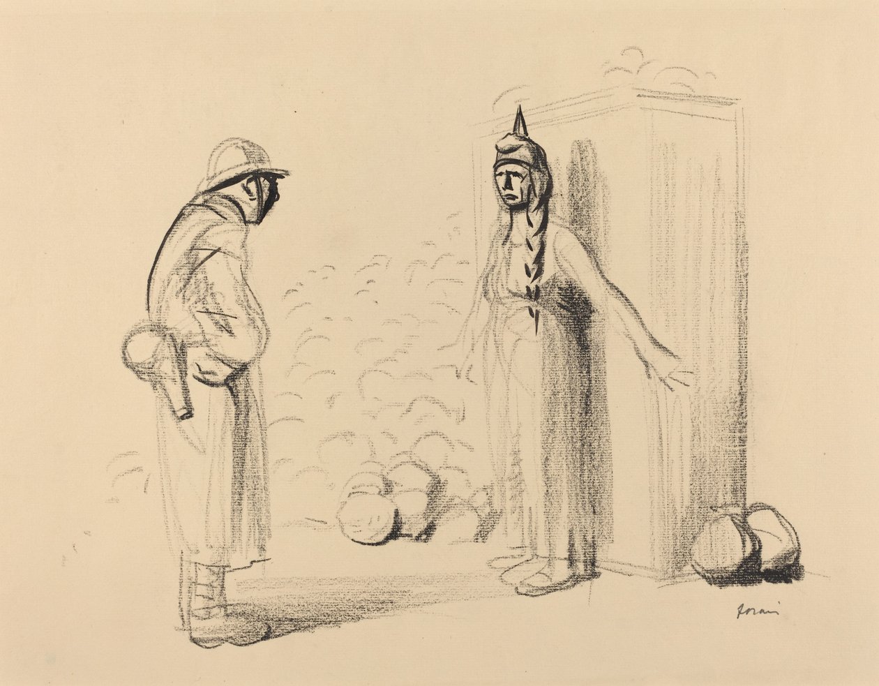 Gömma "louis" av Jean Louis Forain