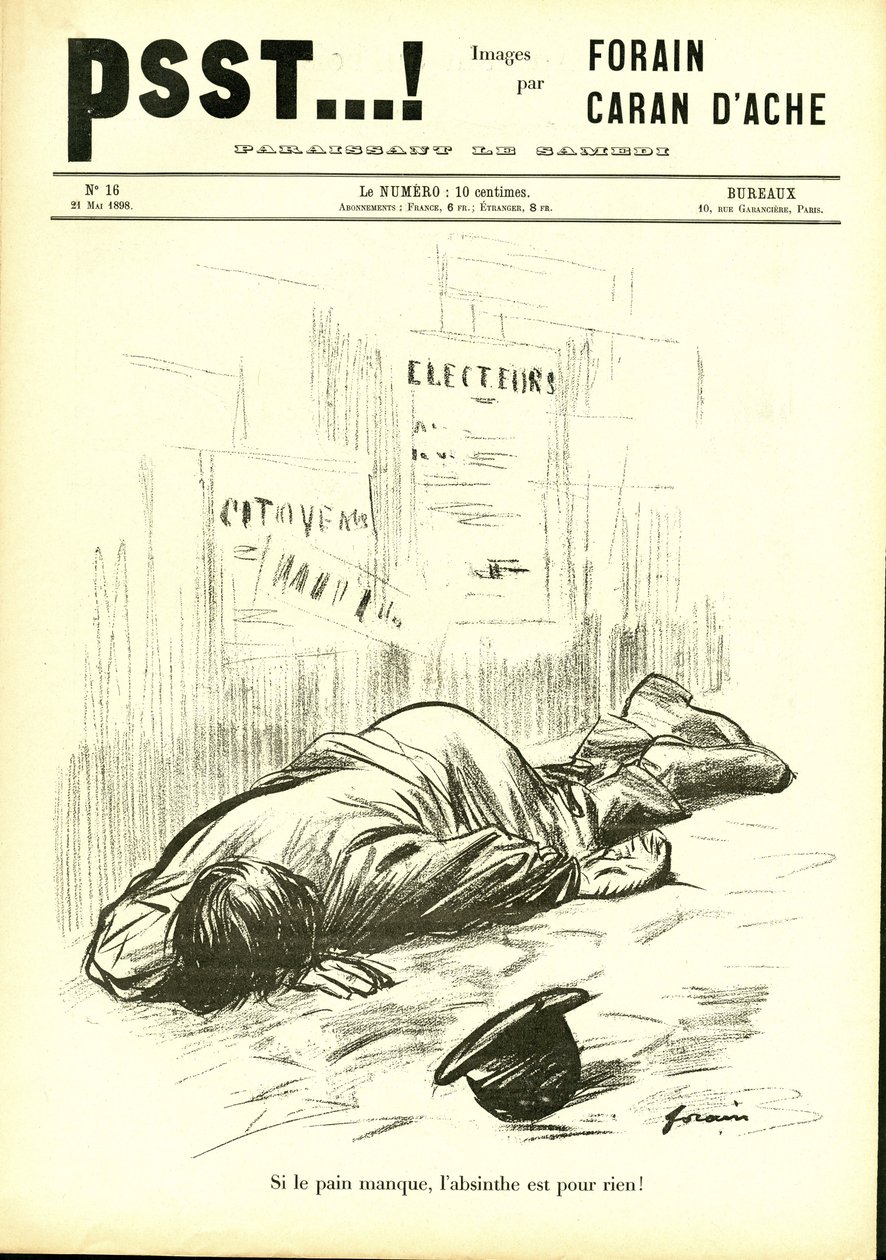 Illustration i Psst...! av Jean Louis Forain