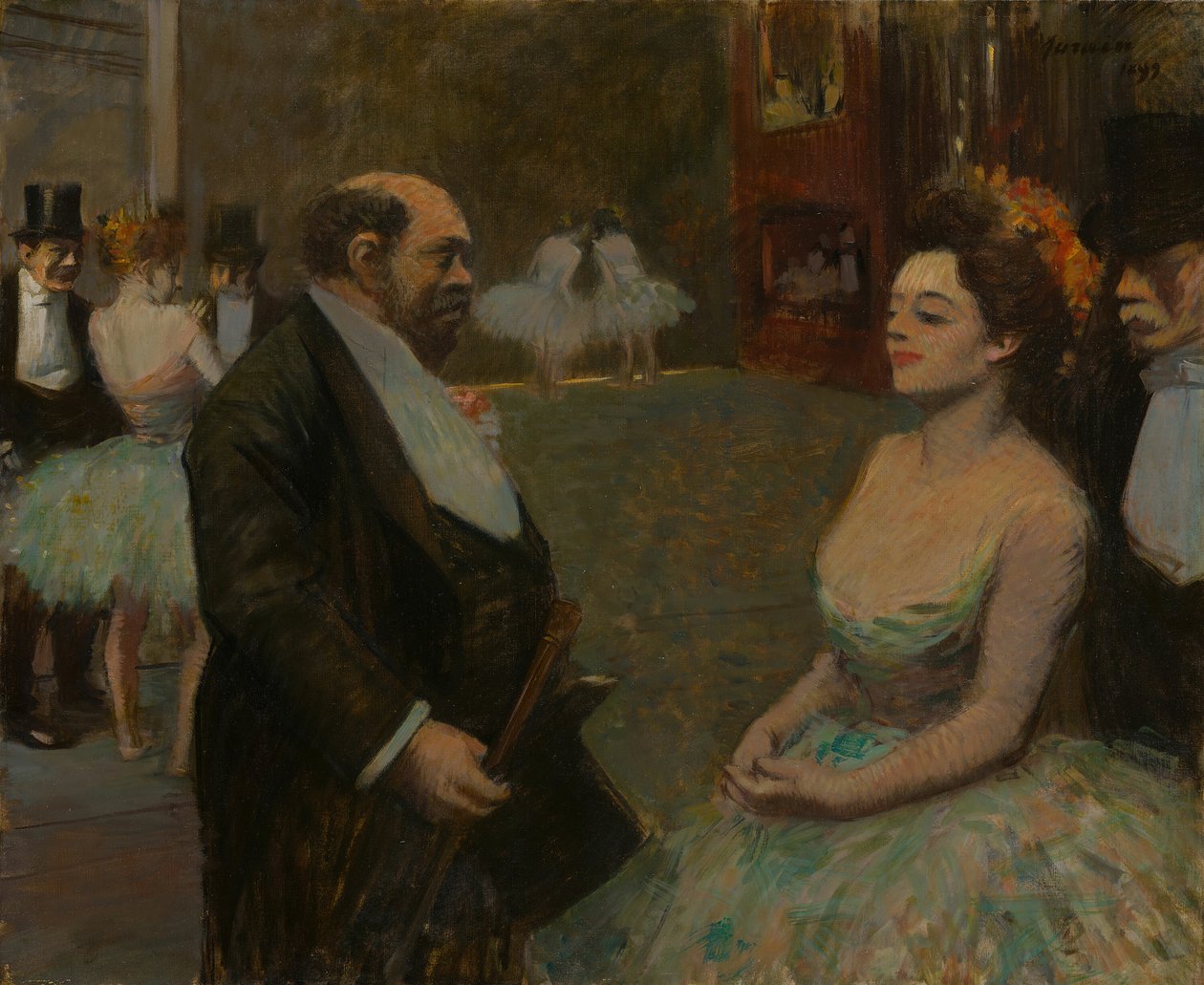 In the Wings, 1899. av Jean Louis Forain