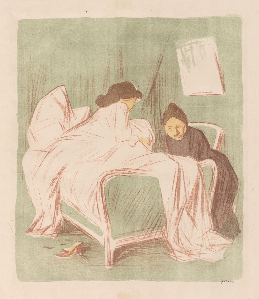 Instruktioner för dagen. av Jean Louis Forain