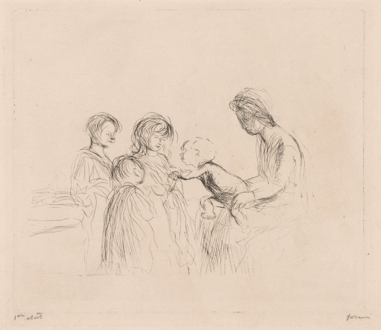 Madonna och barn av Jean Louis Forain