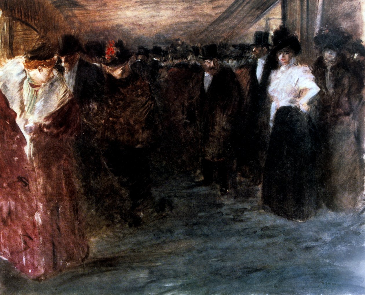 Musiksalen, 1895-1896 av Jean Louis Forain