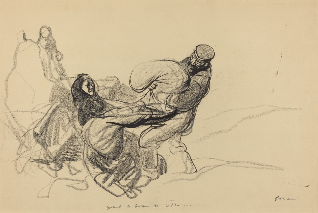 När Bochen drar sig tillbaka... av Jean Louis Forain