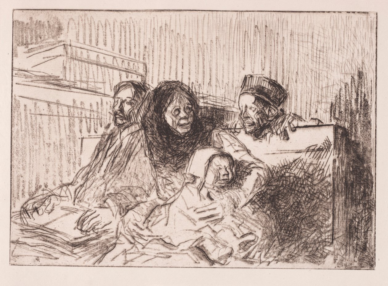 Vittnen i rätten, 1908. av Jean Louis Forain