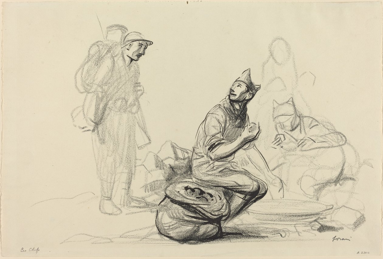 Kockarna, c. 19141919. av Jean Louis Forain
