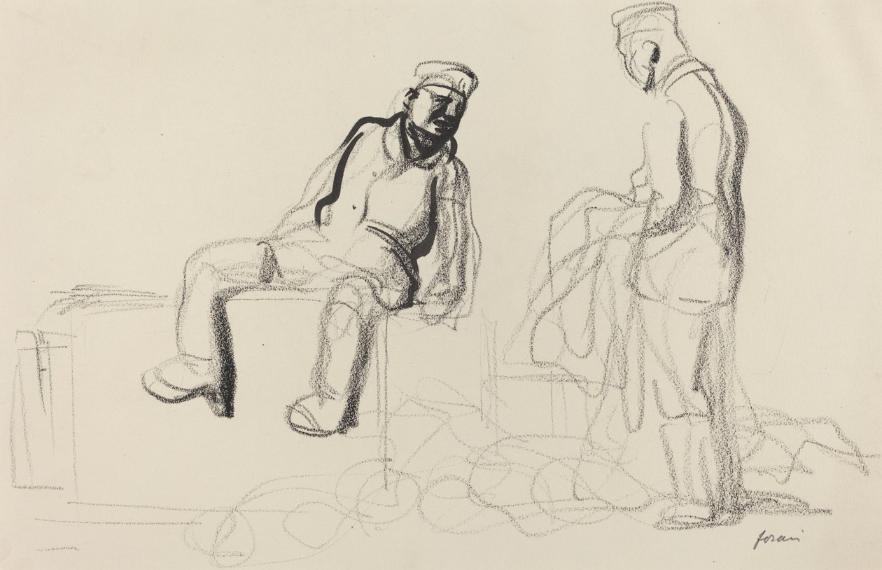 Det ekonomiska tillbakadraget av Jean Louis Forain