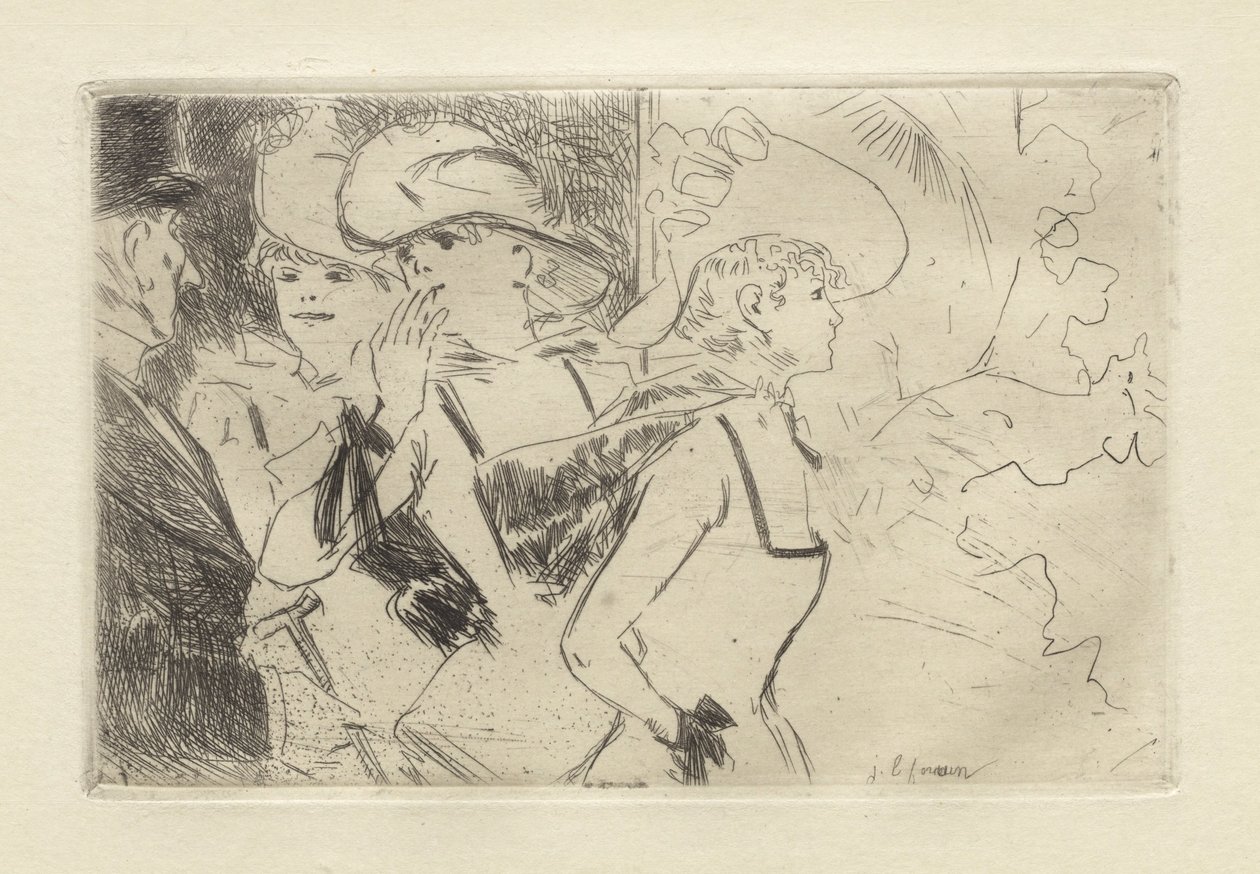 Folies-Bergère, ca 1880-86 (etsning) av Jean Louis Forain