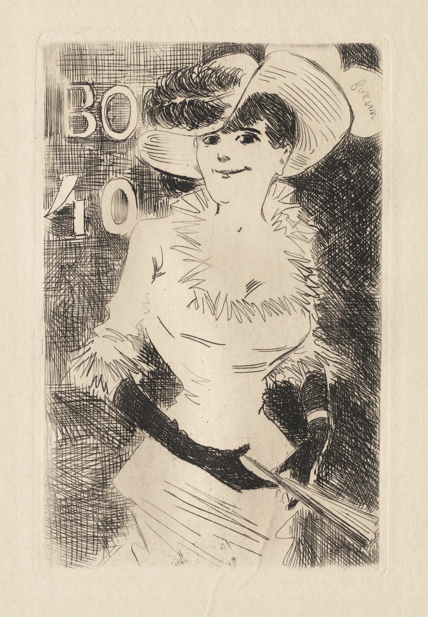 The Walker, 1880-86. av Jean Louis Forain