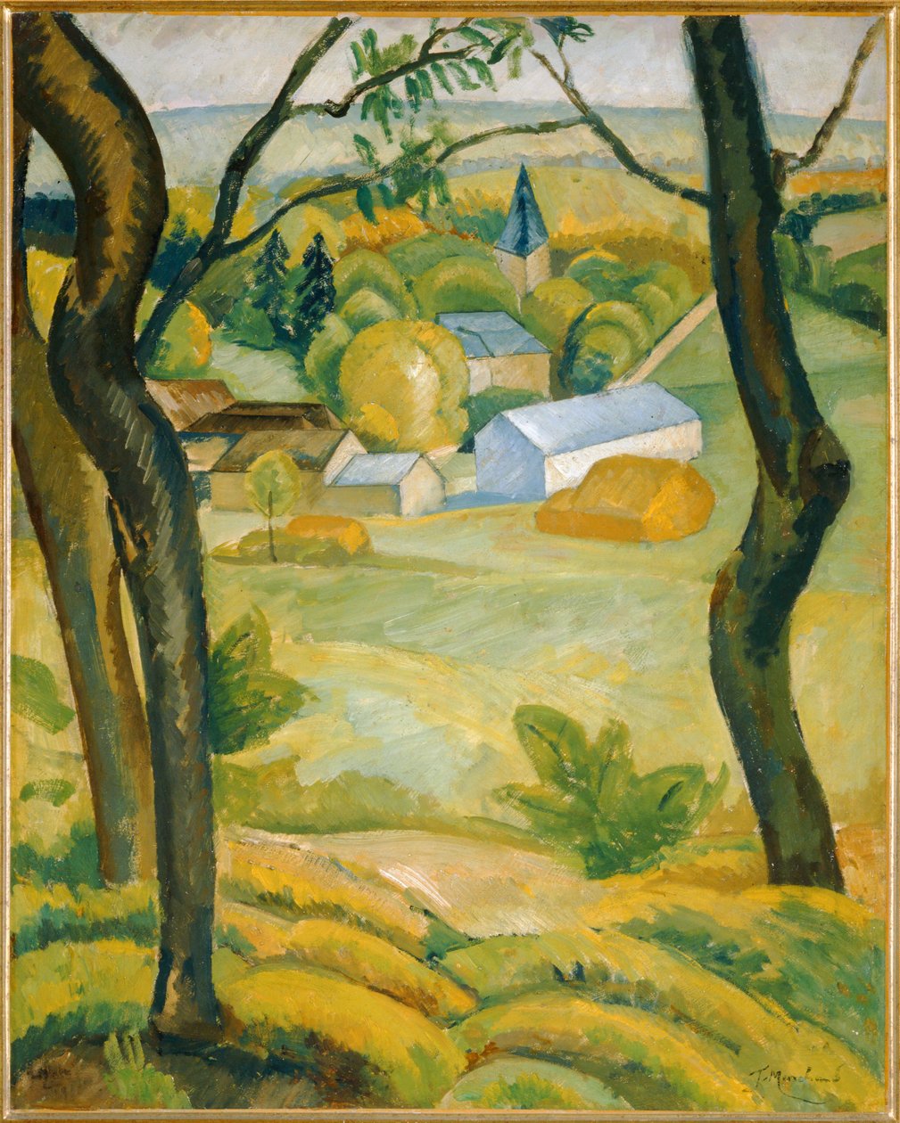 Villepreux ... (målning på duk) av Jean Marchand