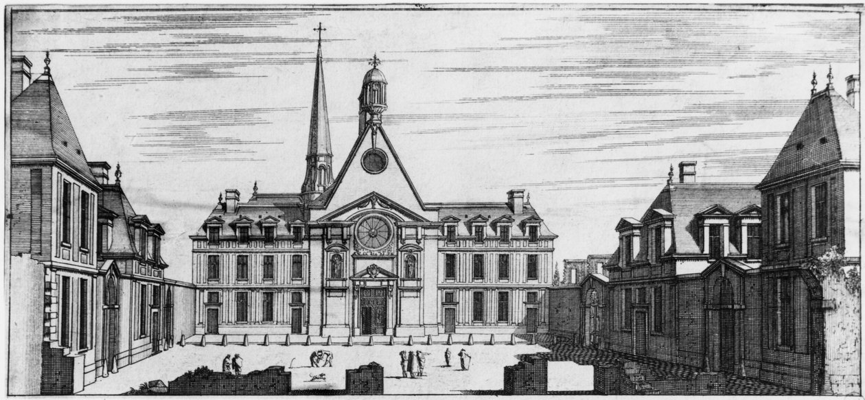 Utsikt över Hopital des Incurables av Jean Marot