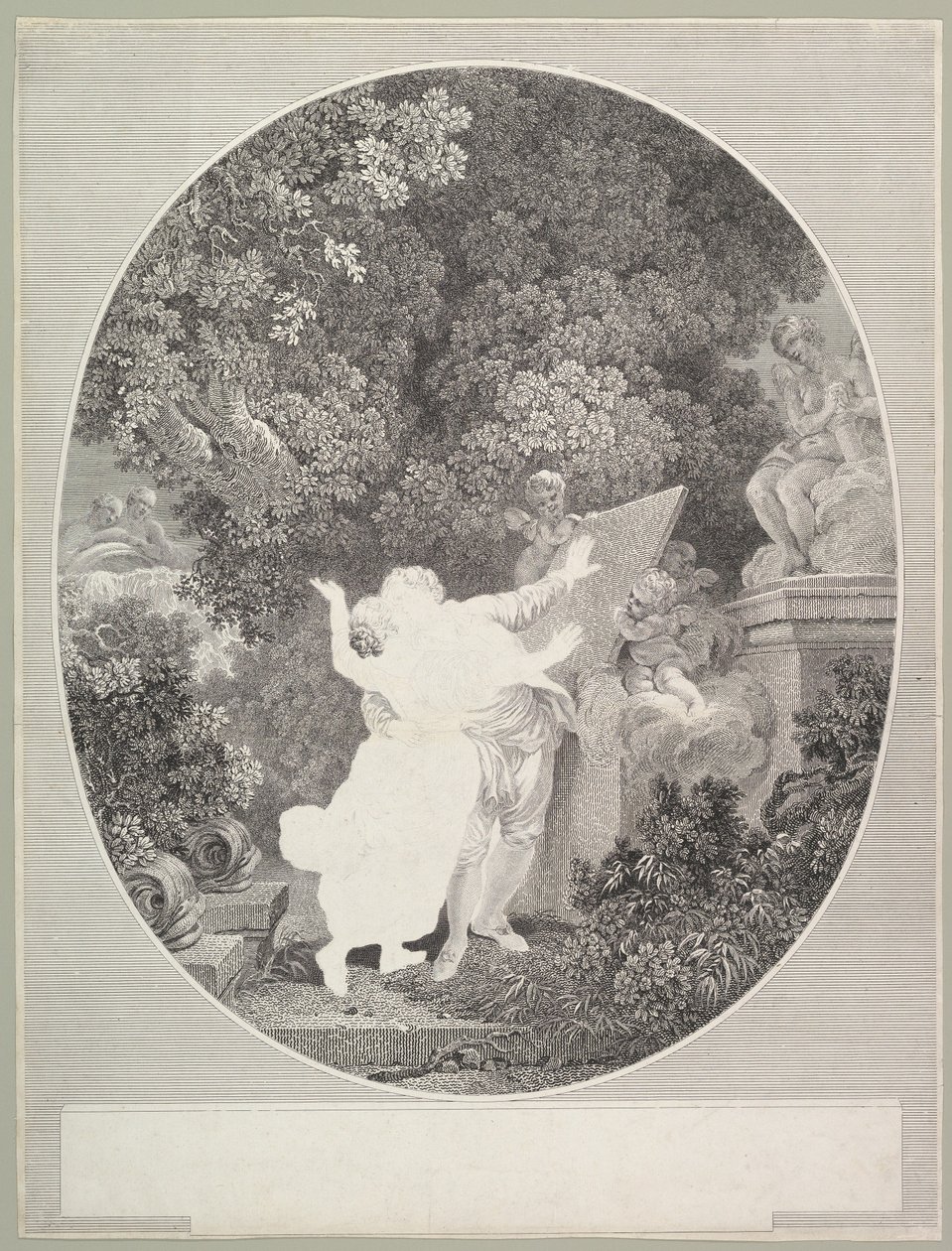 Kärlekens löfte, 1786. av Jean Mathieu