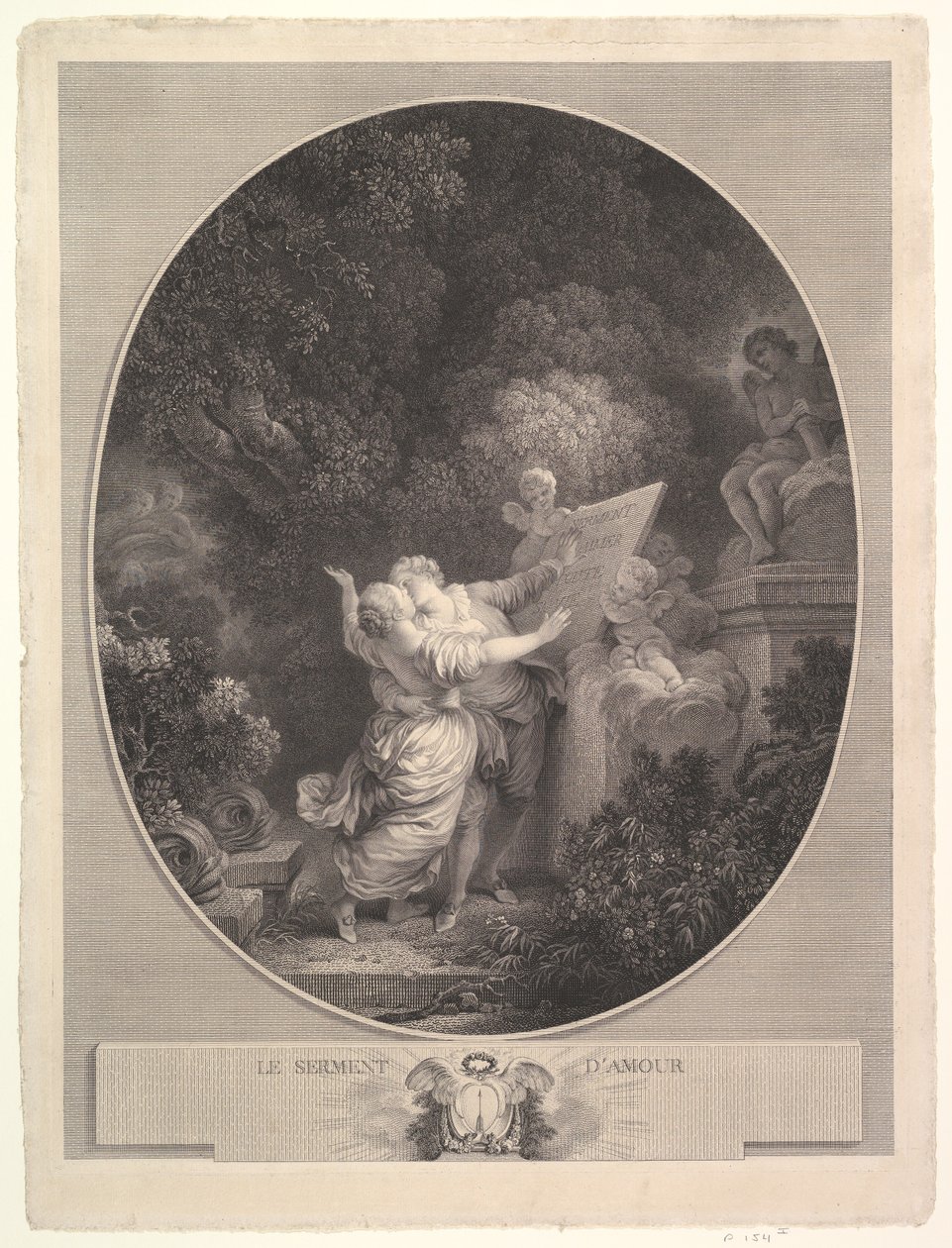 Kärlekens löfte, 1786. av Jean Mathieu