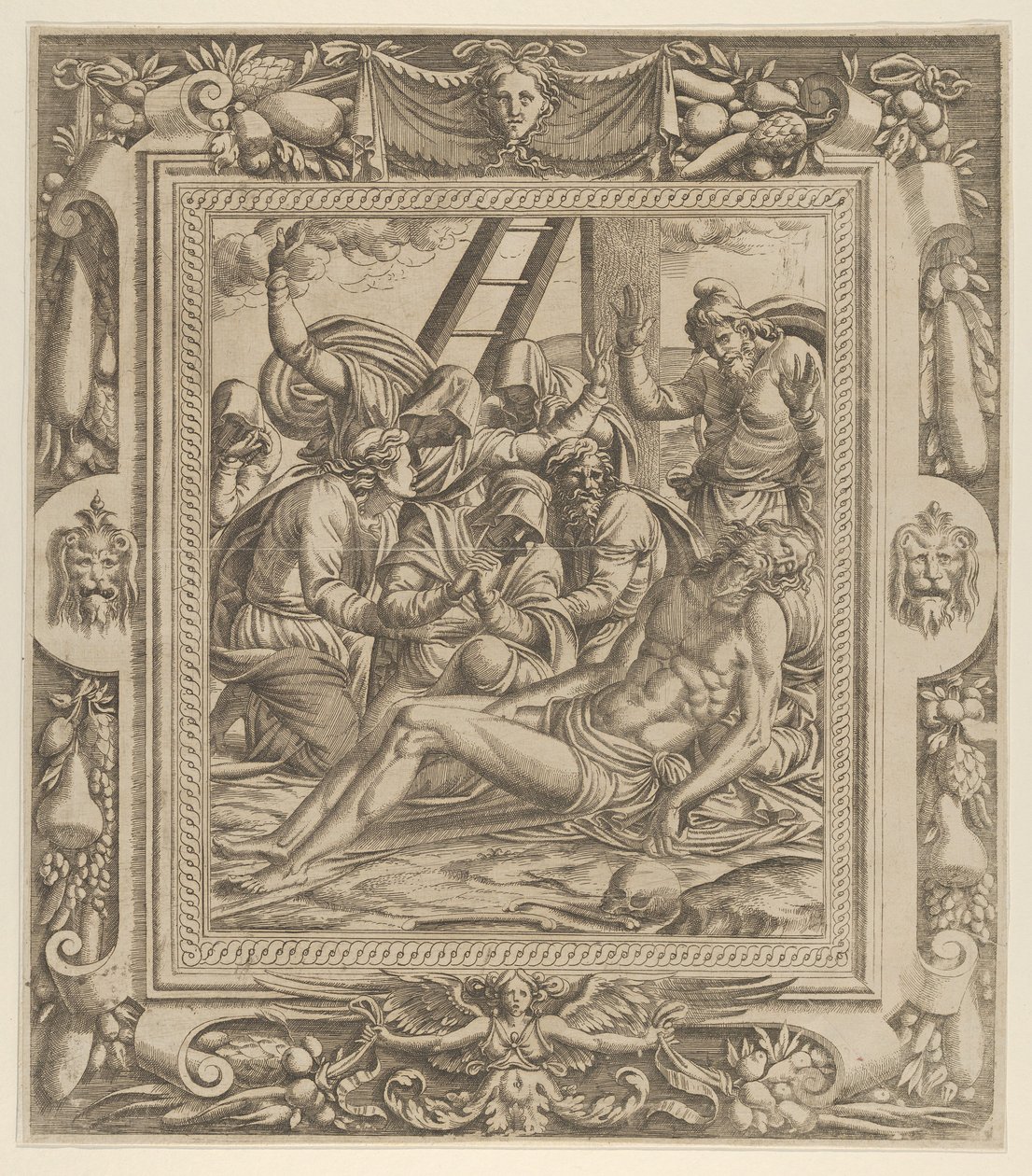 Klagosången över Kristus, 1535-55. av Jean Mignon