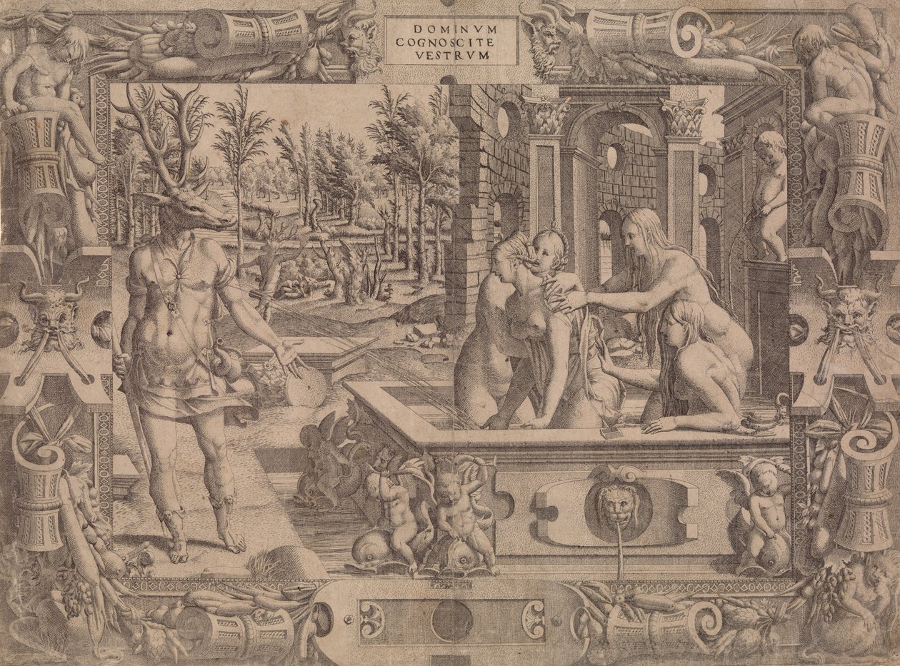The Metamorphosis of Acteon, 1535-55. av Jean Mignon