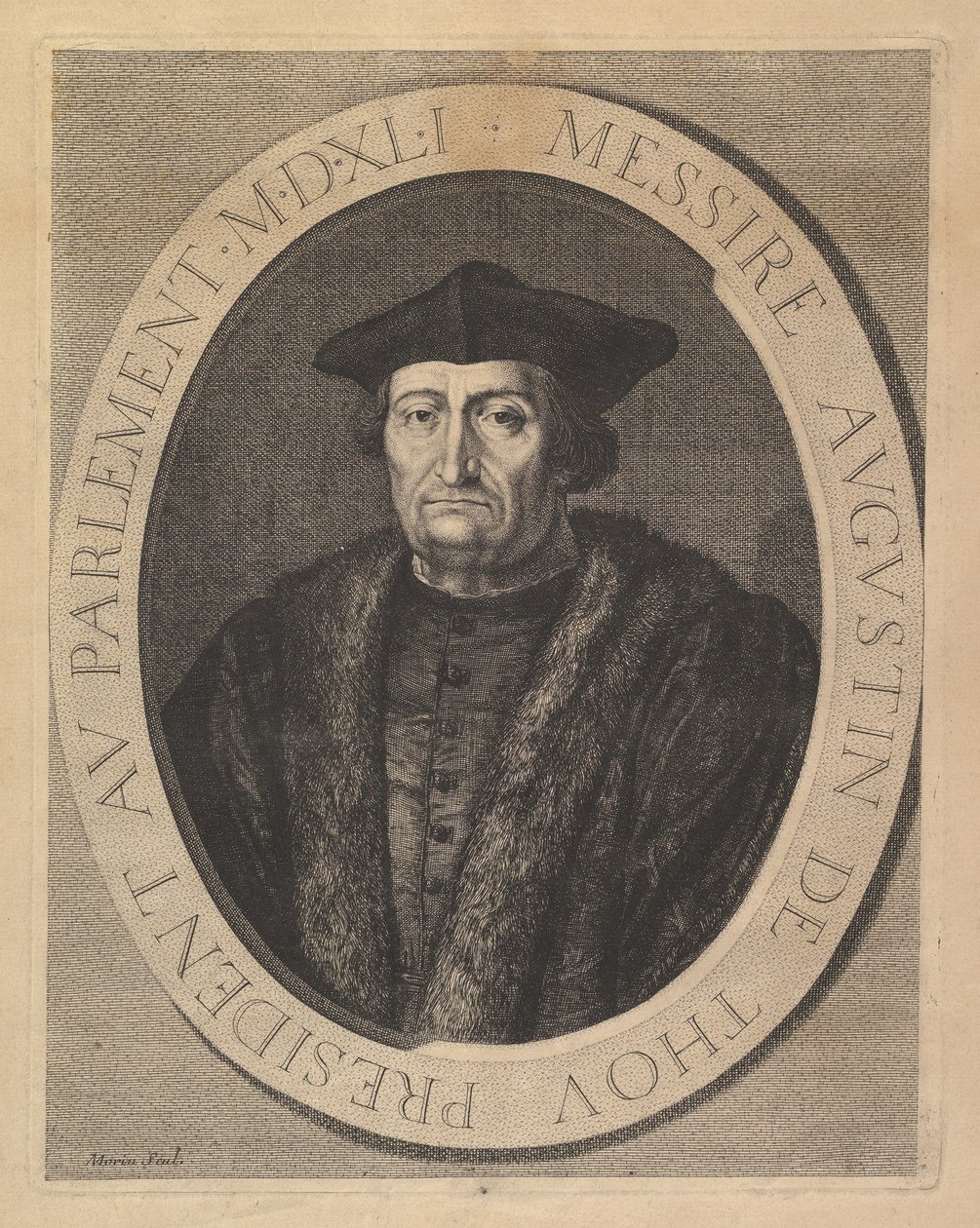 Augustin de Thou, parlamentets talman. av Jean Morin