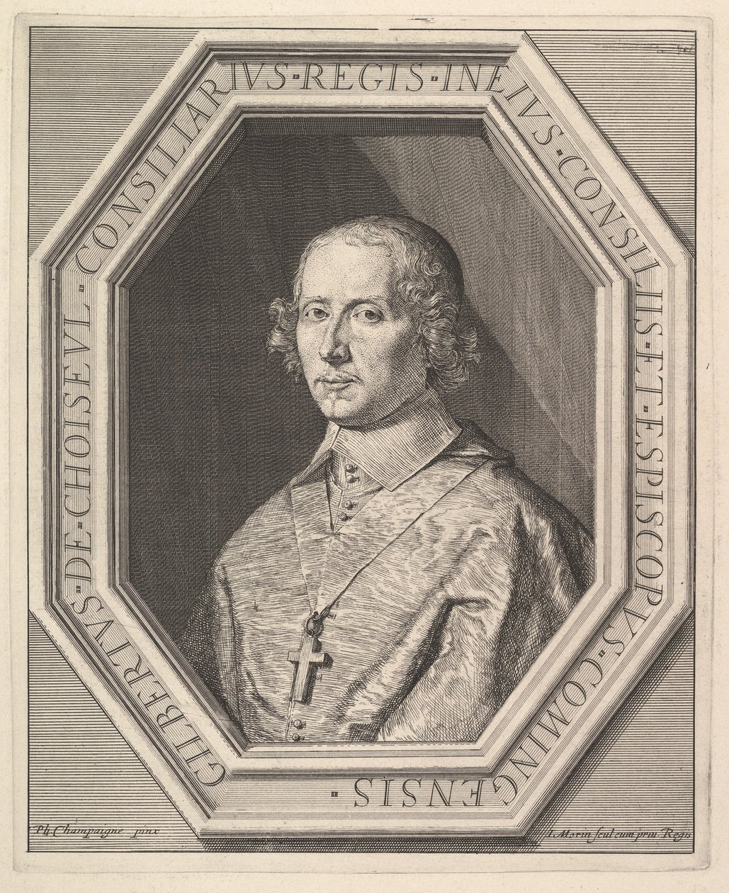 Gilbert de Choiseul-Praslin, biskop av Comminges. av Jean Morin