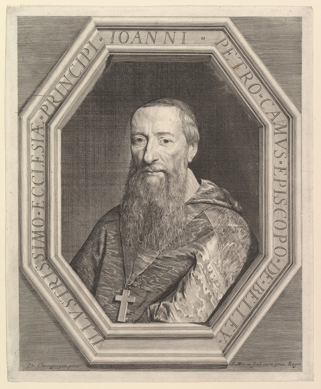 Jean-Pierre Camus, biskop av Belley. av Jean Morin