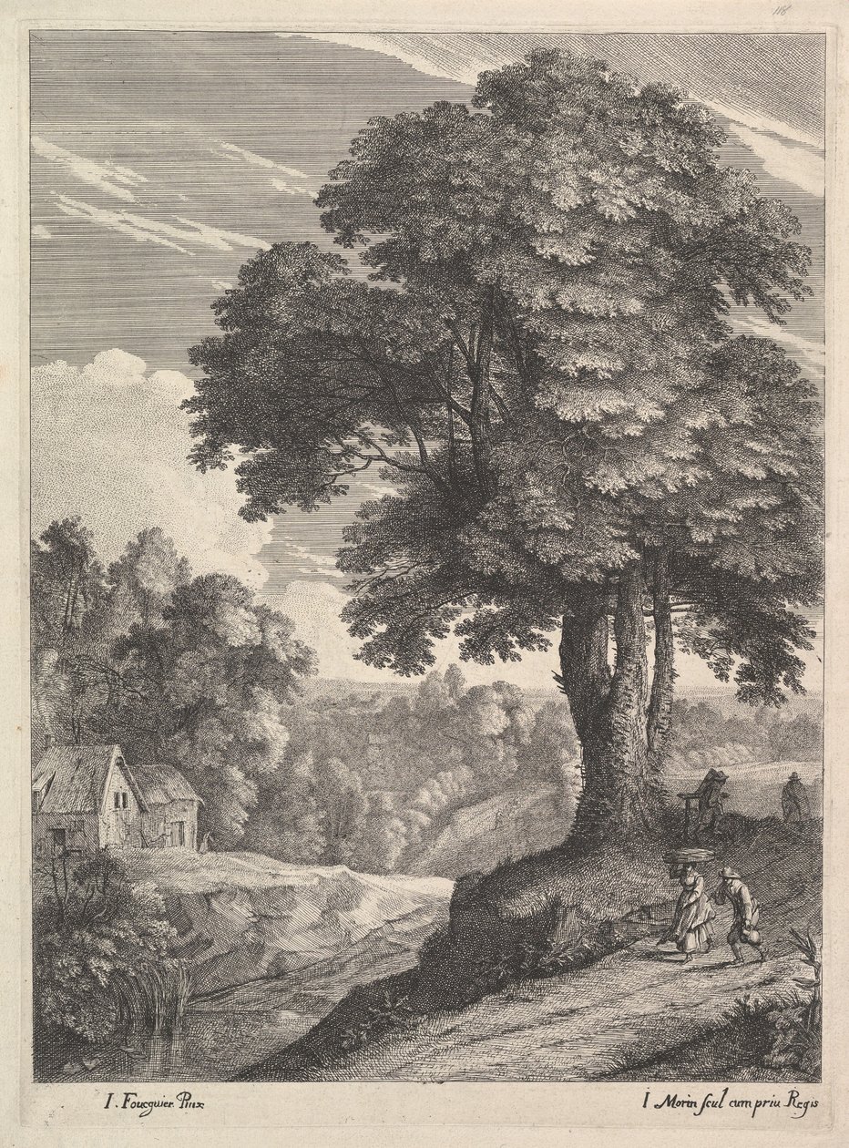 De två stugorna. av Jean Morin