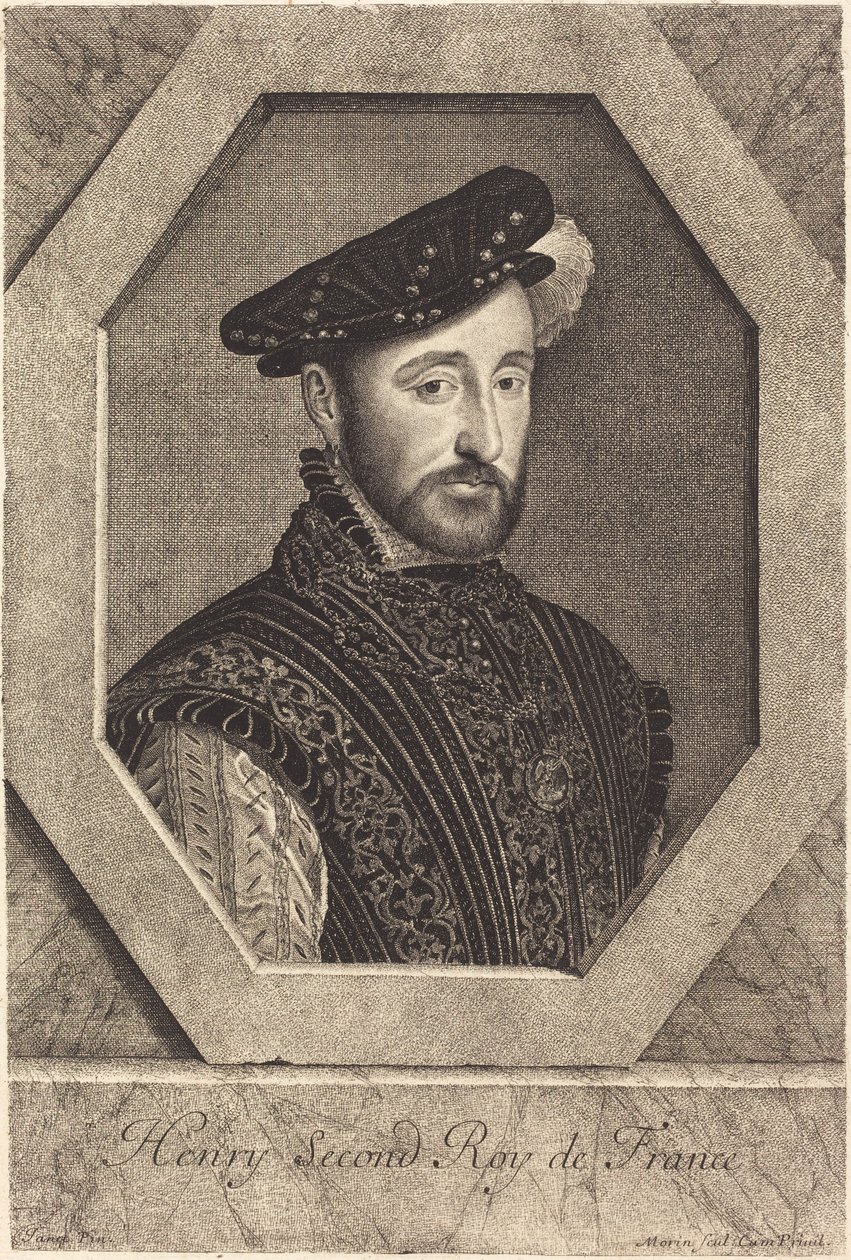 Henrik II av Jean Morin after François Clouet