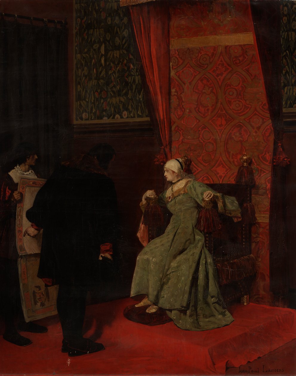 Columbus före Isabella av Jean Paul Laurens