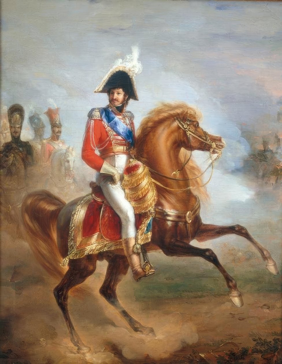Joachim Murat / Reiterbildnis / J.P. Franque av Jean Pierre Franque