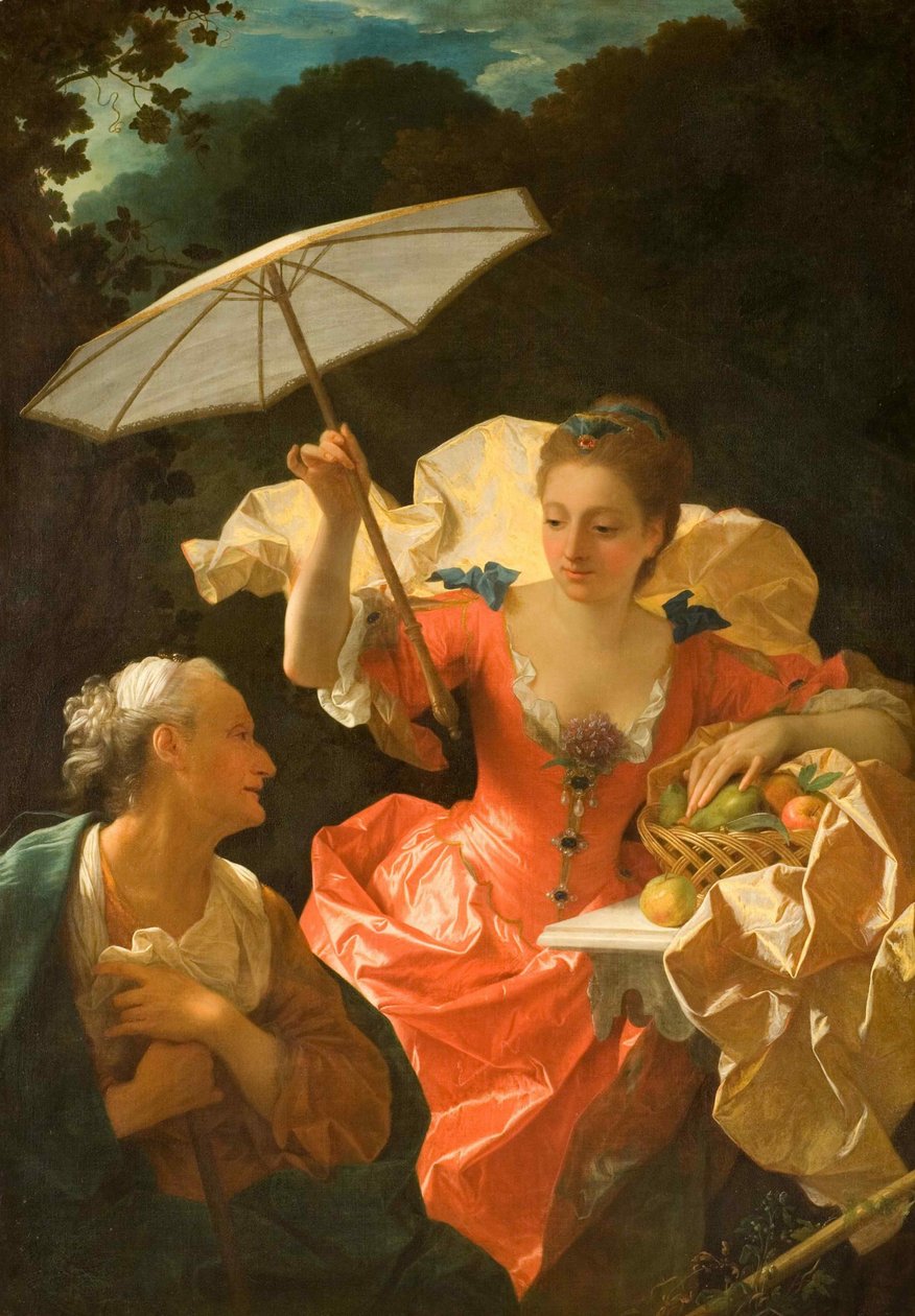 Vertumnus och Pomona, ca 1710-1722. av Jean Ranc