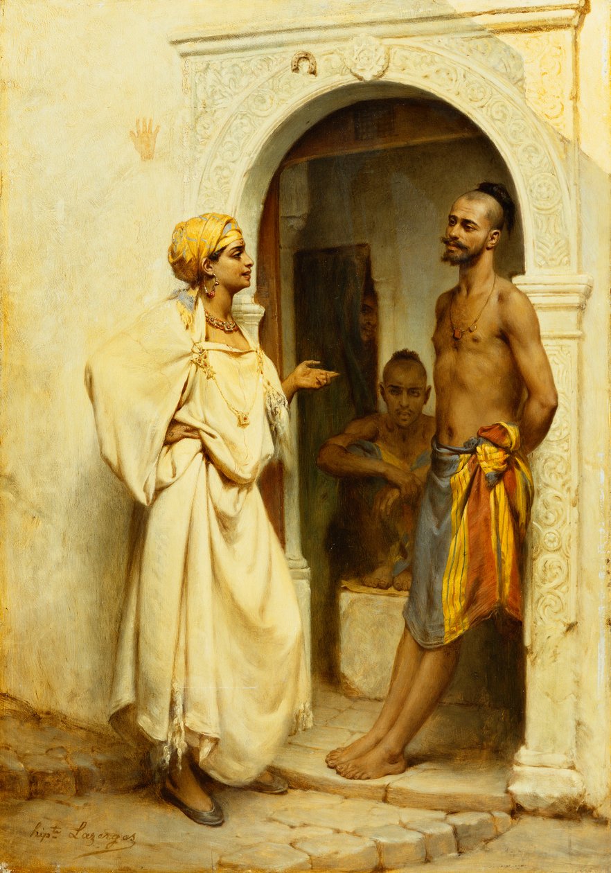 Flört, av Jean Raymond Hippolyte Lazerges