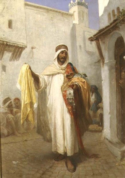 Gatuförsäljaren av Jean Raymond Hippolyte Lazerges