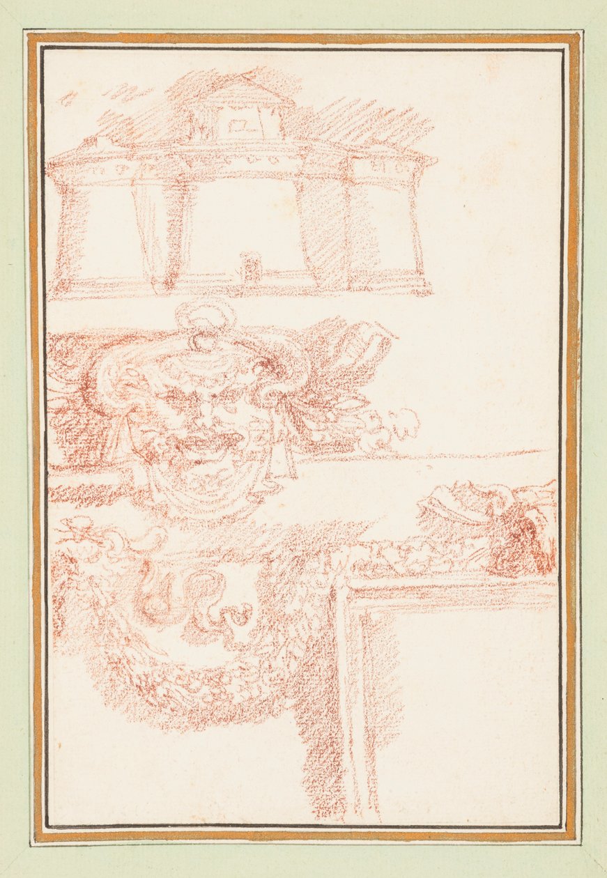 Armory, mask och en girlang av Jean Robert Ango