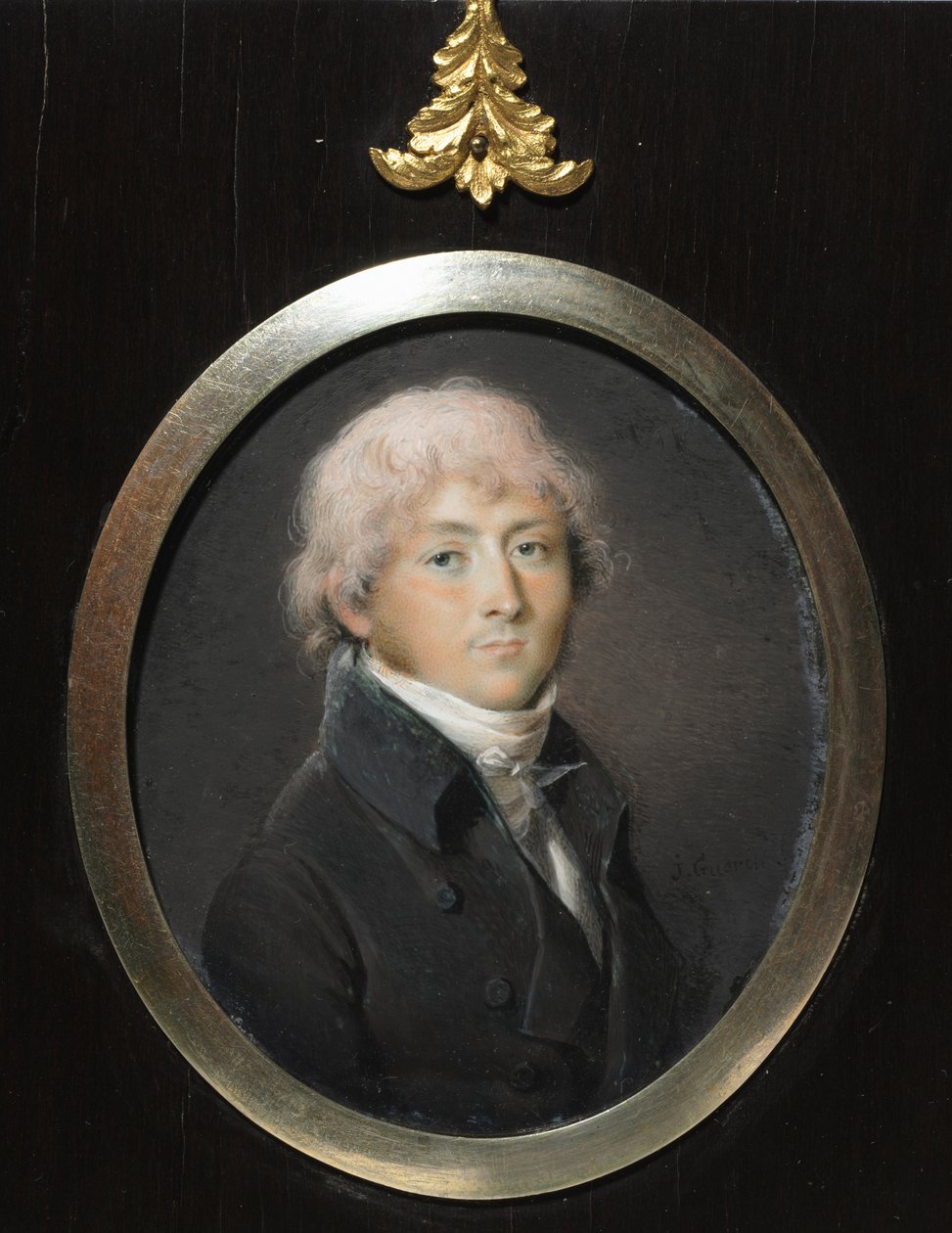 Porträtt av en man, 1800. av Jean Urbain Guerin