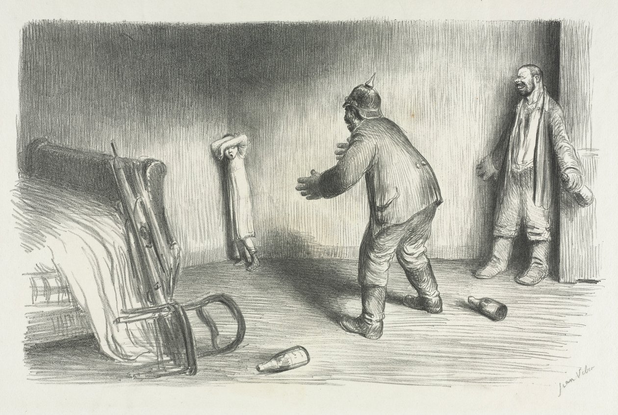 Perdue, 1914. av Jean Veber