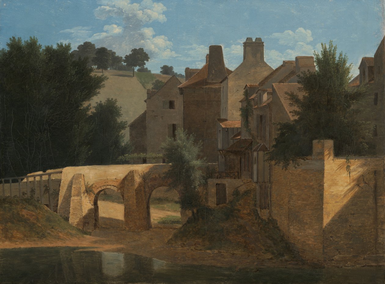 Utsikt i Île-de-France av Jean Victor Bertin
