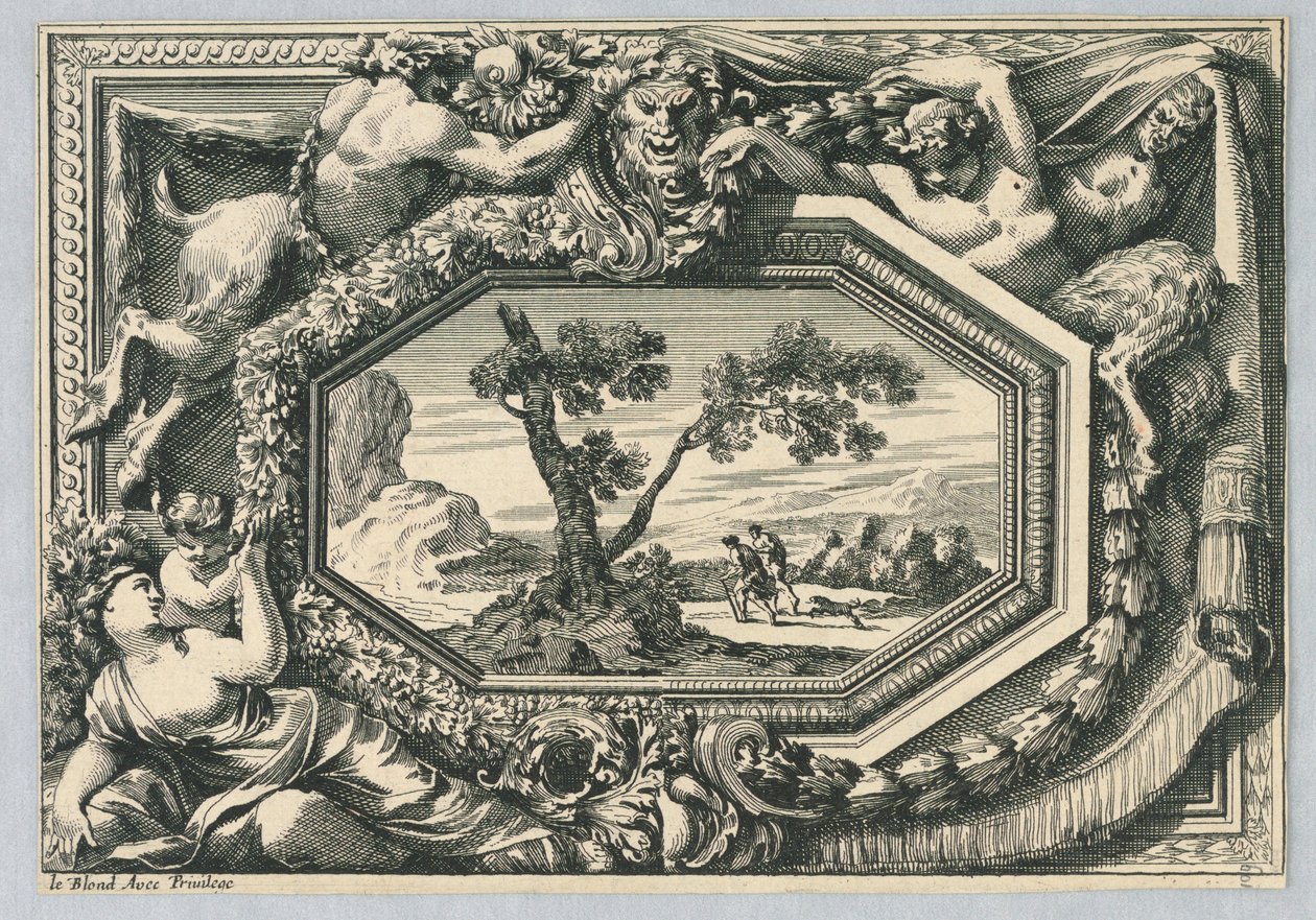 Panel från "Panel Ornaments" av Jean le Pautre