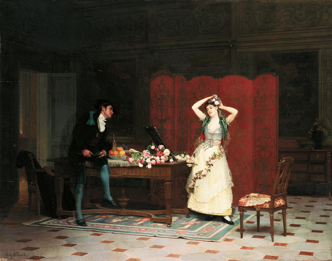 Förberedelserna av Jean or Jehan Georges Vibert