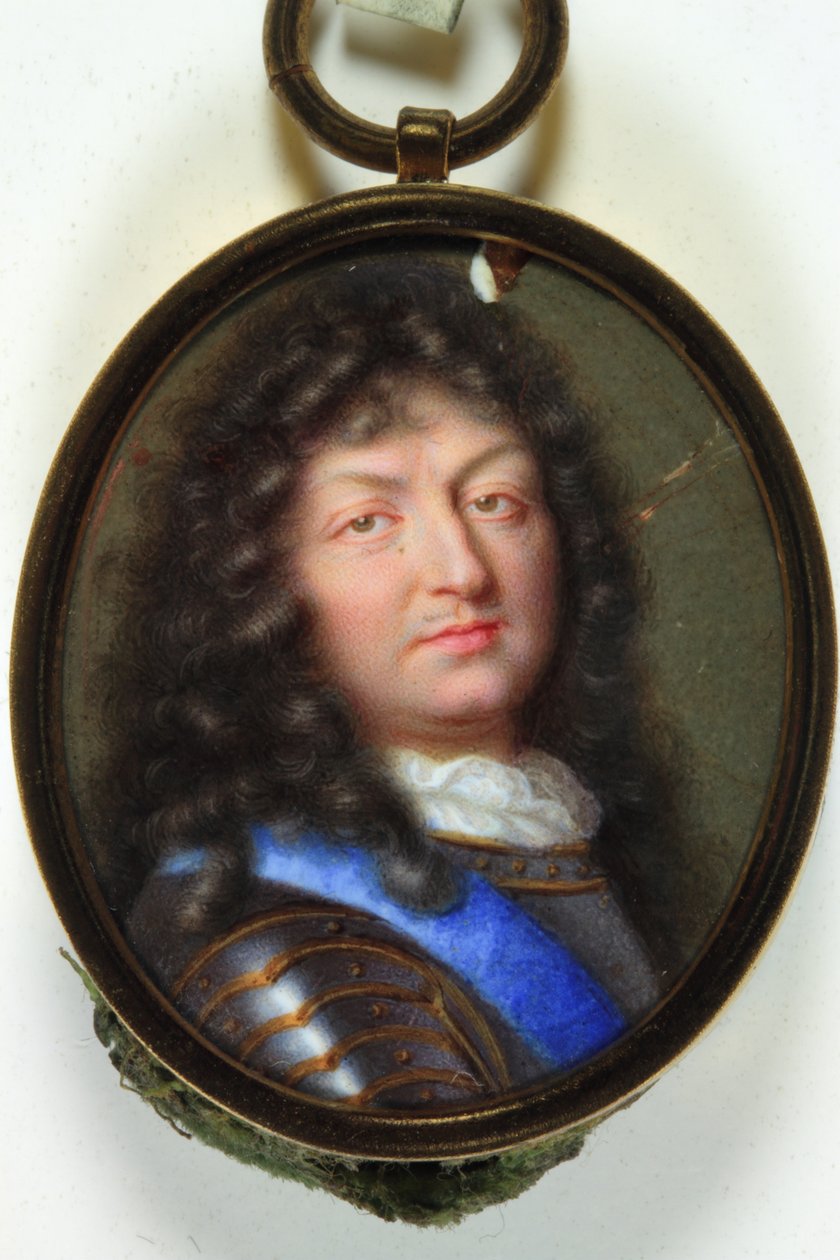 Ludvig XIV (emalj) av Jean the Elder Petitot