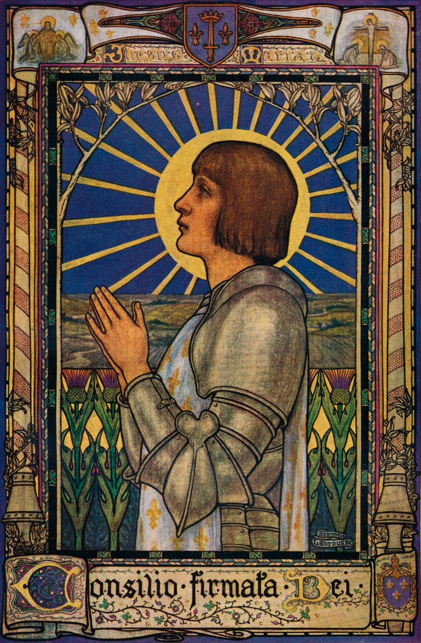 "Joan of Arc", c1900, 1918 av Jeanne Labrousse
