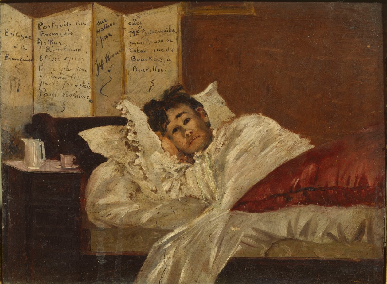 Arthur Rimbaud efter Brysseldramat, 1873. av Jef Rosman
