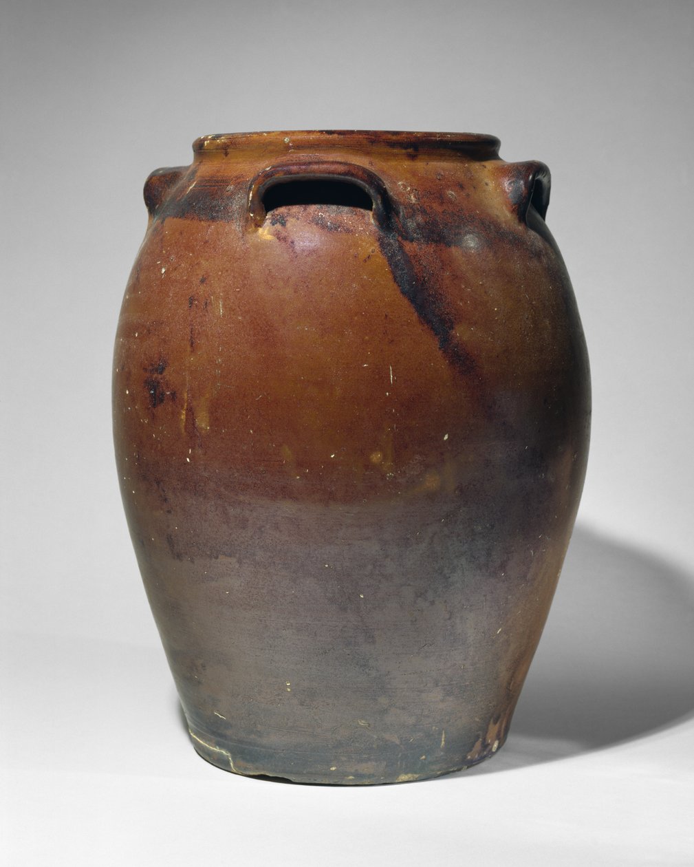 Jar, c. 1850 (alkaliskt glaserat stengods) av Jefferson S. Nash Pottery