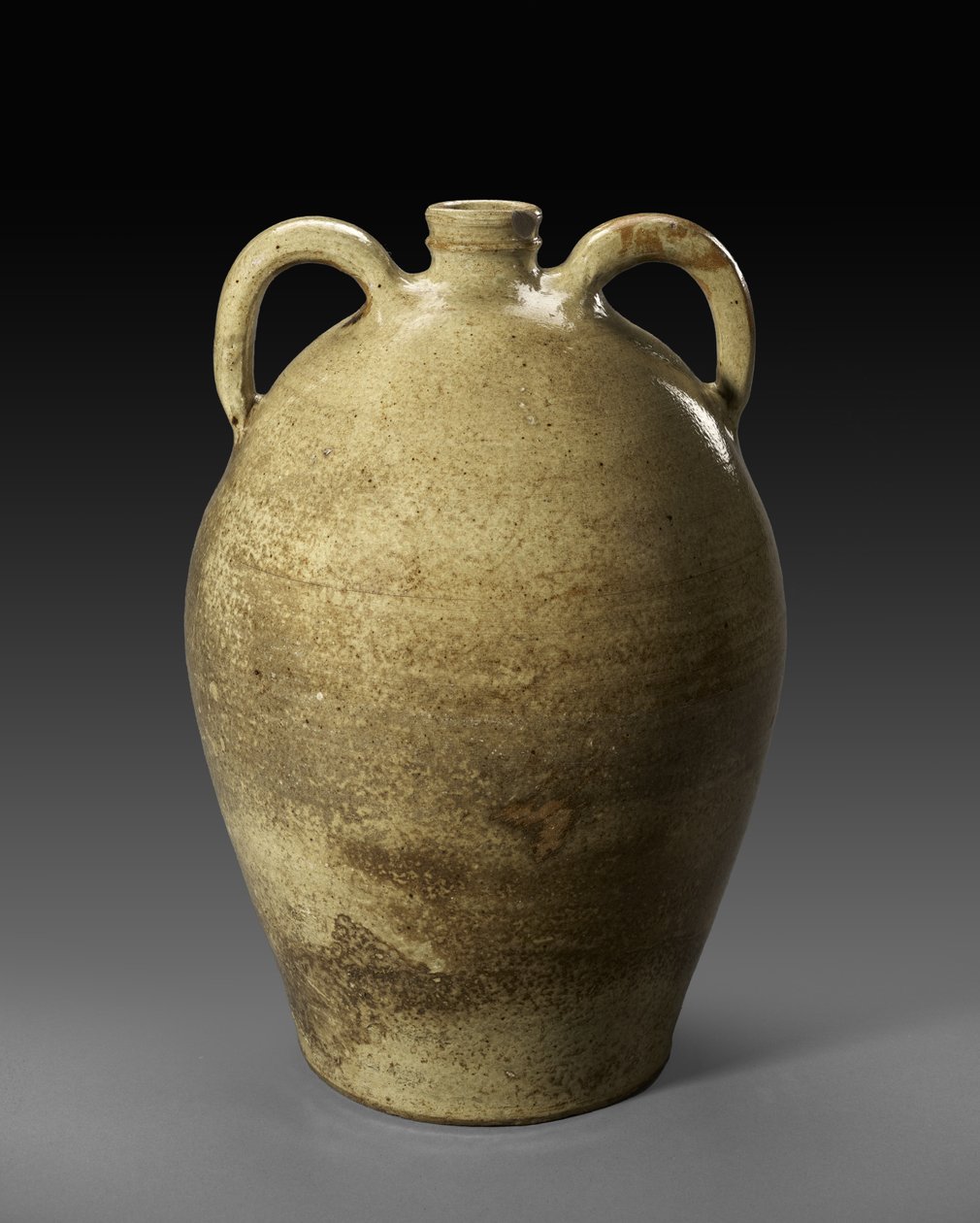 Kanna, c. 1850 (alkaliskt glaserat stengods) av Jefferson S. Nash Pottery